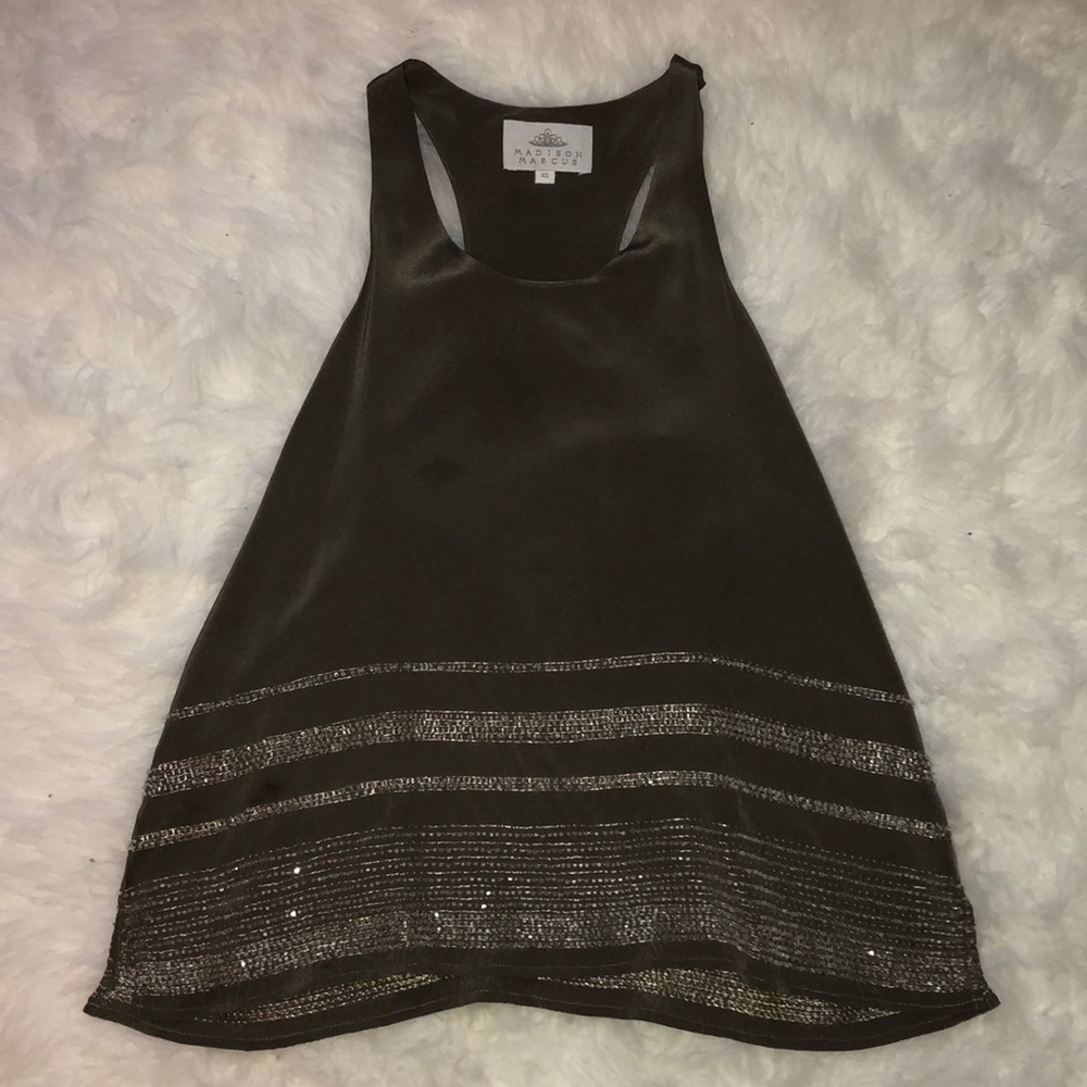 Beaded Silk Top